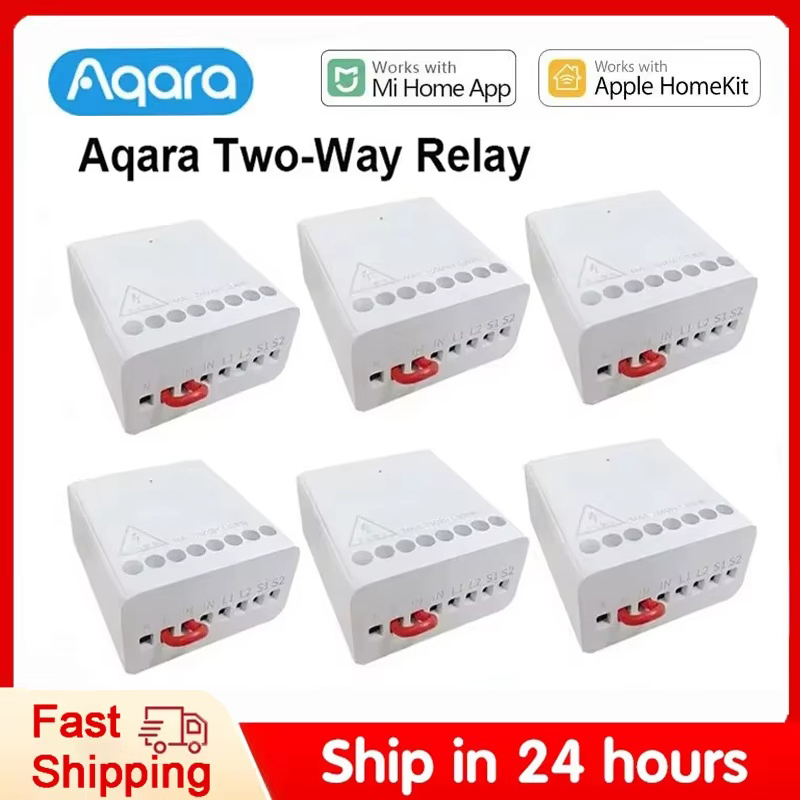 Smart Home Xiaomi App - Aqara 2 チャンネルワイヤレスリレーコントローラー双方向制御モジュールは Xiaomi Mi Home