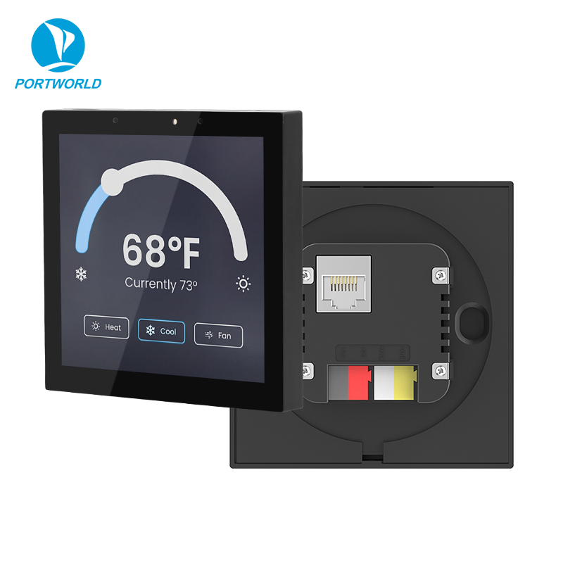 Smart Home Knx - 2025年新型KNXタブレット、4インチディスプレイ搭載、スマートホームオートメーション用セントラルコントロールパネル、インテリジェントエアコン制御対応
