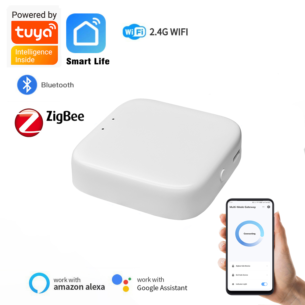 Smart Home Improvement - Zigbeeゲートウェイ Tuyaデバイス Bluetooth有線スマートハブ スマートライフ製品 ホームコントロールパネル Alexa対応