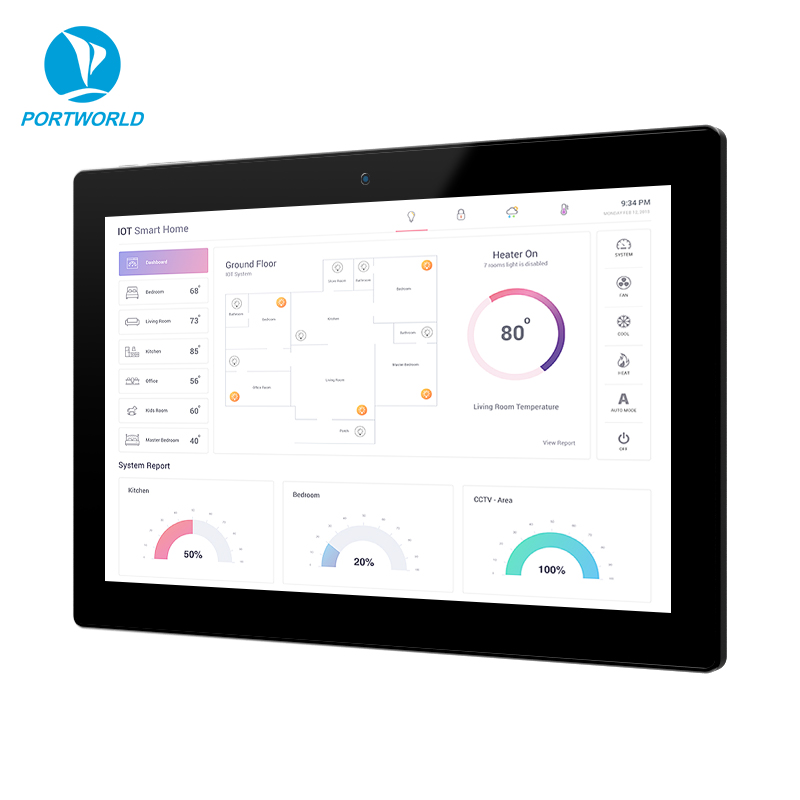 Smart Home Knx - 2025年ポートワールド 新着スマートホーム KNXタブレットPC スマートビルディング KNXコントロールパネル オンセミKNXトランシーバー内蔵
