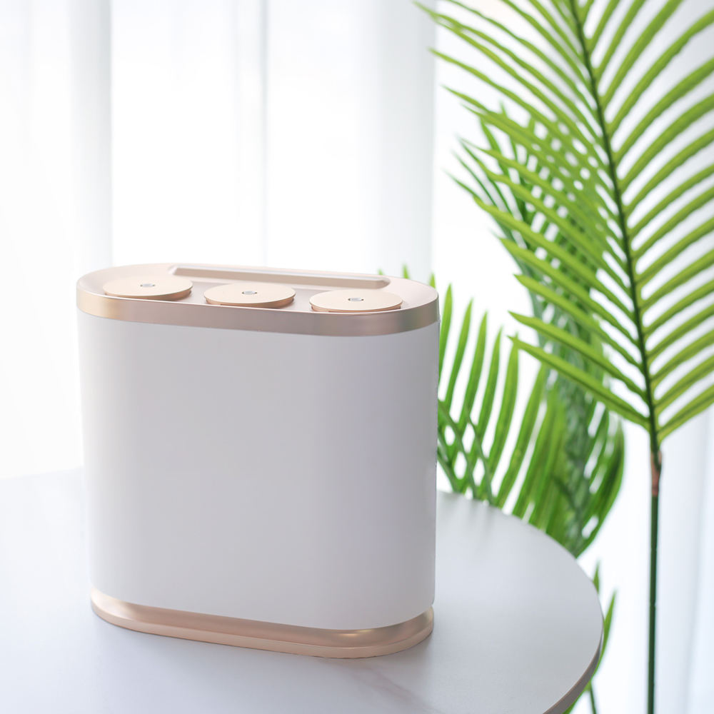 Smart Home Market - カスタムプライベートラベル香りマーケティングホームフレグランスCE大規模カバースマート電動Bluetoothアロマオイルディフューザー