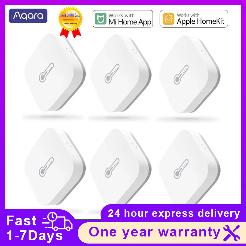 Smart Home Xiaomi App - Aqara 温度湿度センサー Zigbee スマート気圧環境スマート制御スマートホーム Xiaomi Mi