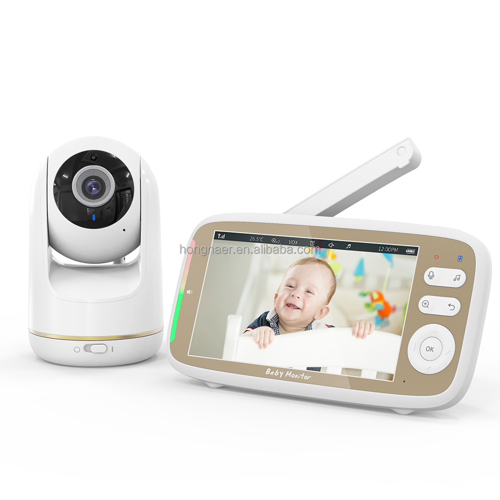 Smart Home Cctv - ホンナール ホームオーディオ ベビーCCTV セキュリティ睡眠監視カメラ VB803 LCD