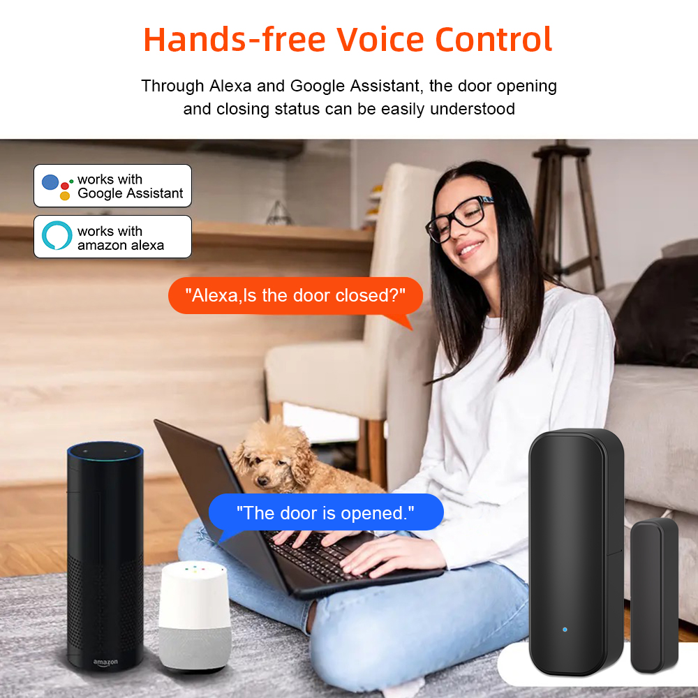 Tuya-zigbeeドアおよびウィンドウセンサー,スマート - Smart Home Improvement のレビューと価格