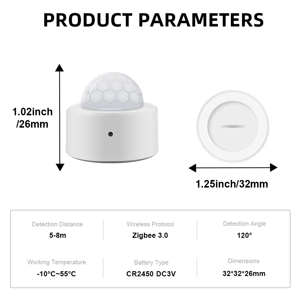 Tuya ZigBee 光センサー 輝度センサー スマート照 - Smart Home Improvement のレビューと価格