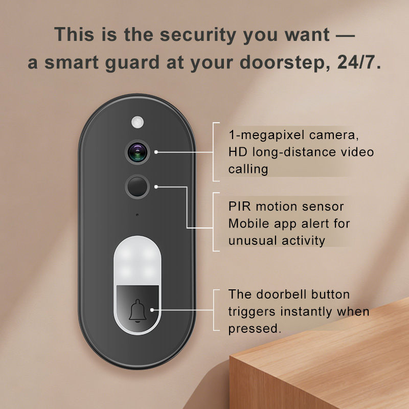 Tuya 1080P HD ワイヤレス WiFi ビデオドア - Smart Home Cctv のレビューと価格