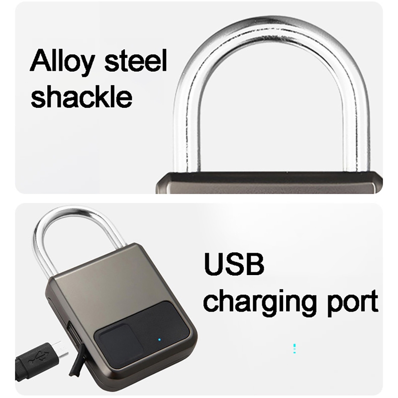 Tuya スマート南京錠 20 番号指紋ロック盗難防止 US - Smart Home Key のレビューと価格