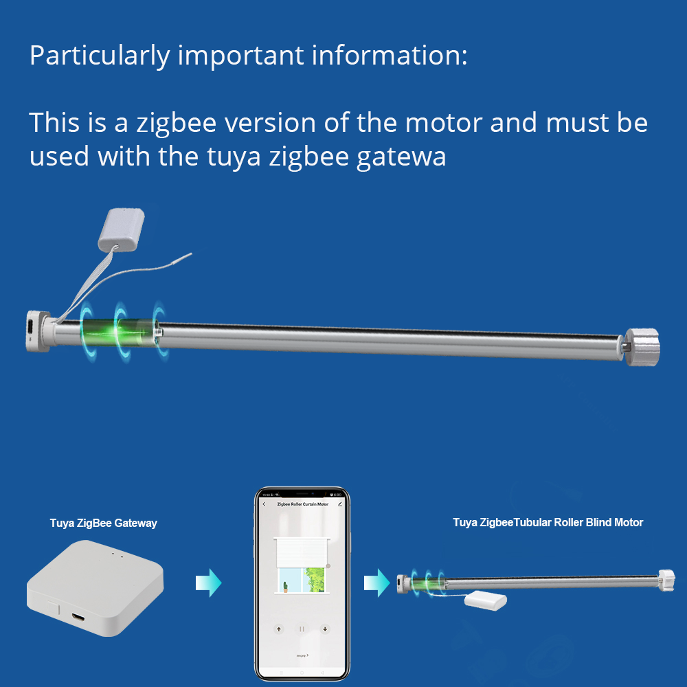 Tuya Zigbee バッテリーシャッターローラーブライン - Smart Home Improvement のレビューと価格