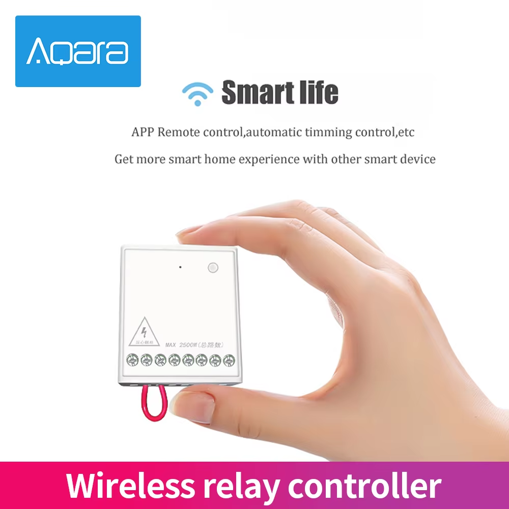 Aqara 2 チャンネルワイヤレスリレーコントローラー双方 - Smart Home Xiaomi App のレビューと価格