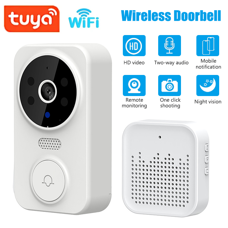 WiFi スマートビデオドアベルカメラナイトビジョンスマート - Smart Home Cctv のレビューと価格