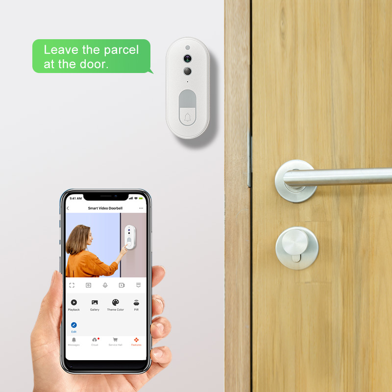 Tuya スマートビデオドアベル ワイヤレス 1080P H - Smart Home Cctv のレビューと価格