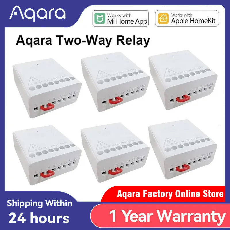 オリジナル Aqara スマート双方向制御モジュールリレース - Smart Home Xiaomi App のレビューと価格