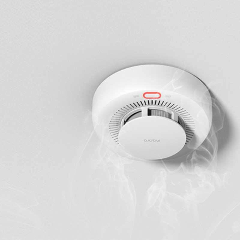 Aqara-インテリジェント煙探知器Zigbee 3.0,火 - Smart Home Xiaomi App のレビューと価格