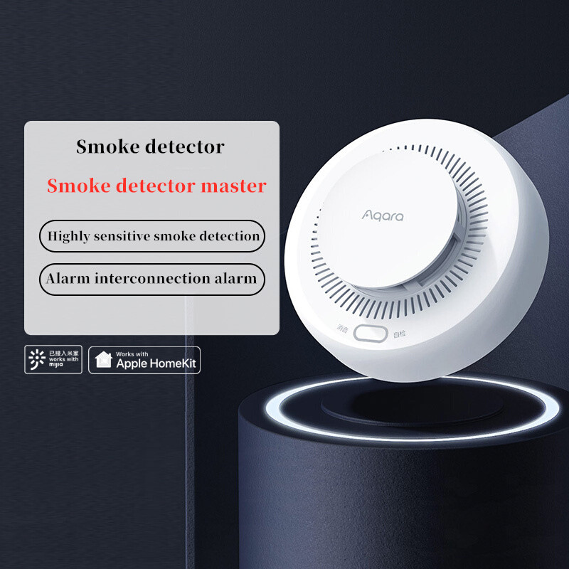 Aqara-インテリジェント煙探知器Zigbee 3.0,火 - Smart Home Xiaomi App のレビューと価格
