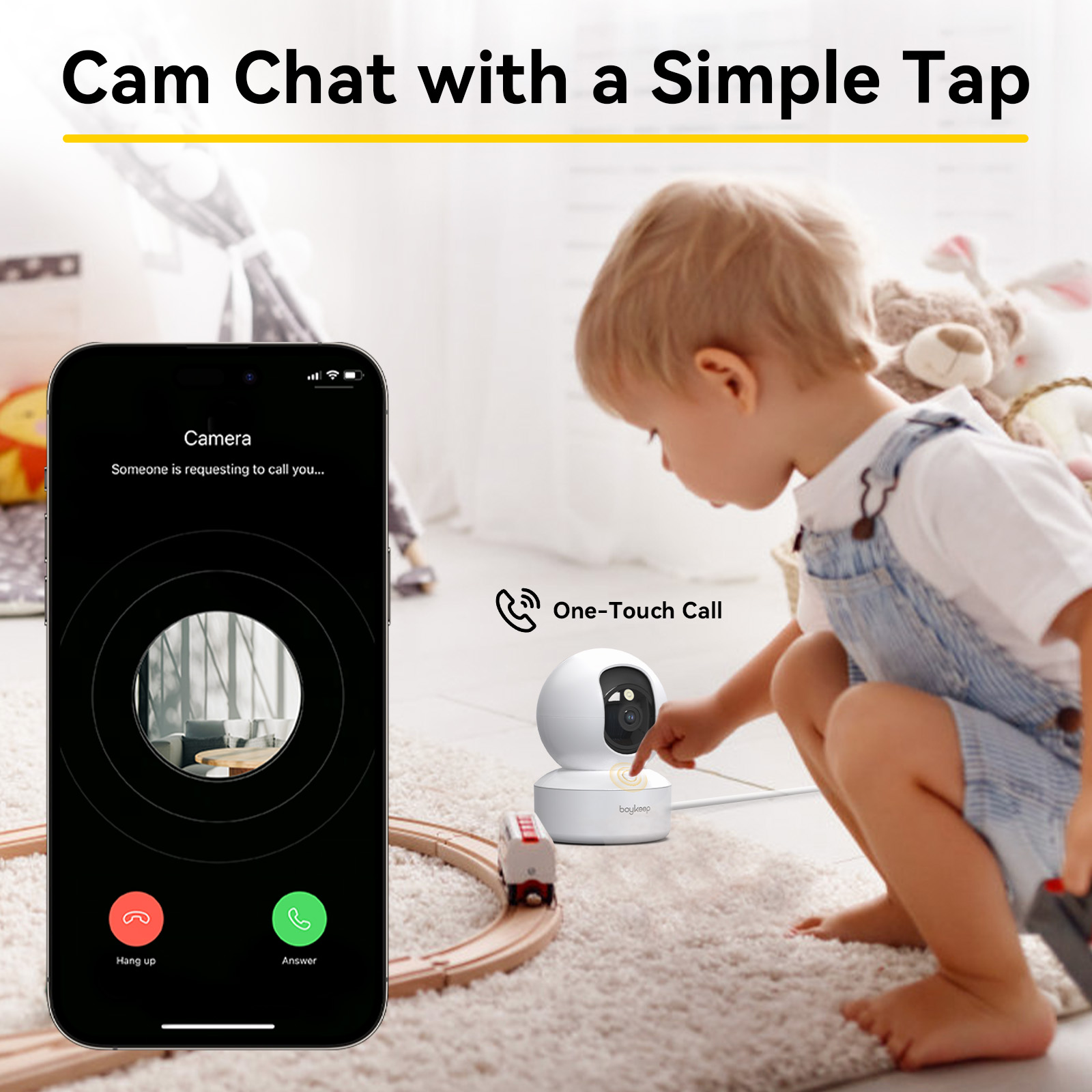Boykeep 2K ペット犬用カメラ、電話アプリ付き、5G - Smart Home Ezviz のレビューと価格