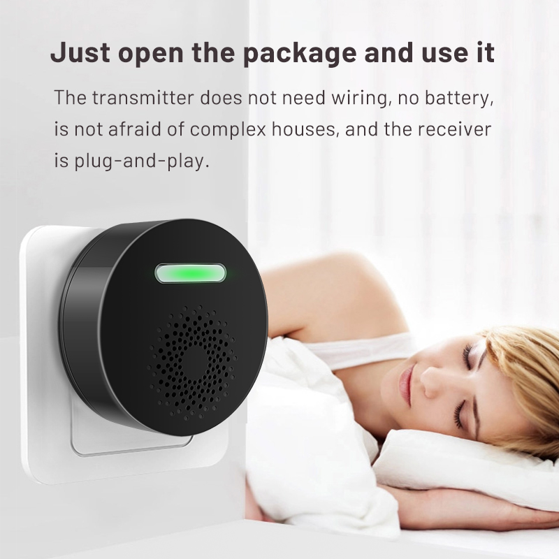 ワイヤレスドアベルバッテリーなしセルフパワーボタンウェルカム - Smart Home Improvement のレビューと価格