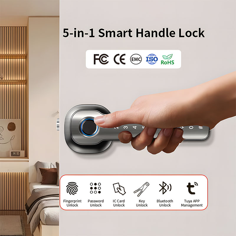 ホームセキュリティデバイス スマート指紋認証ドアロック デジ - Smart Home Improvement のレビューと価格
