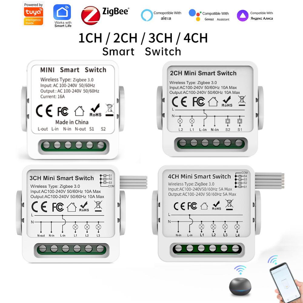 Tuya Zigbee 3.0 スマートスイッチ 1/2/3 - Smart Home Sistem のレビューと価格