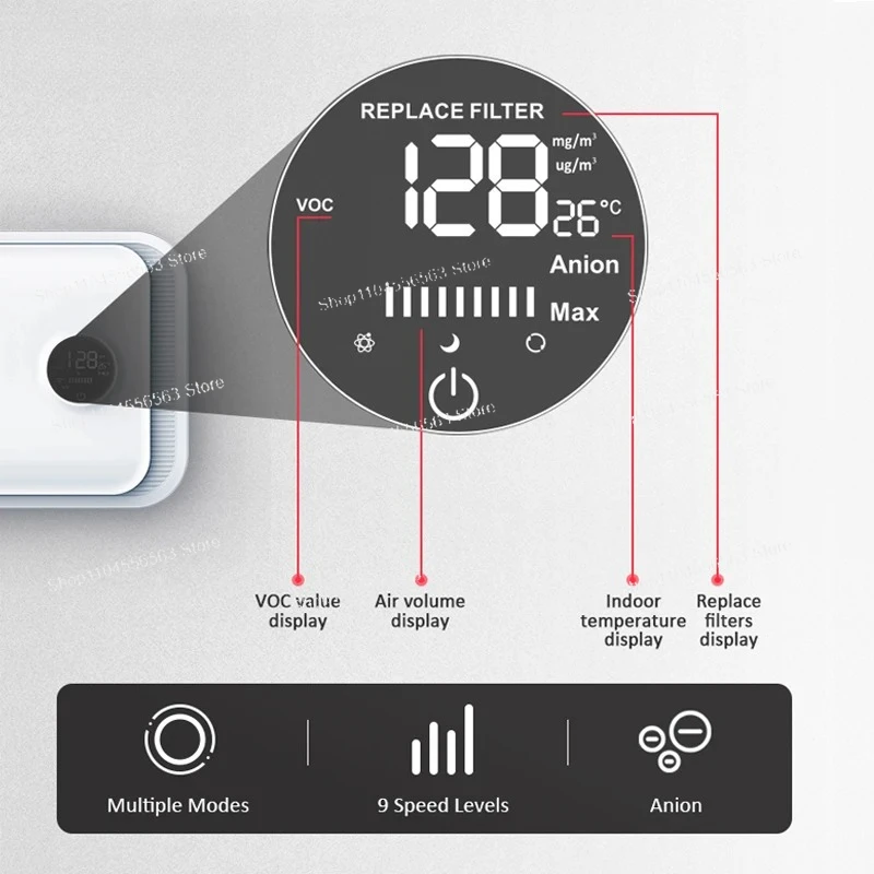 ​ ​ 壁掛け式ERV熱交換器、家庭およびオフィス向けの省エ - Smart Home Ventilation System のレビューと価格