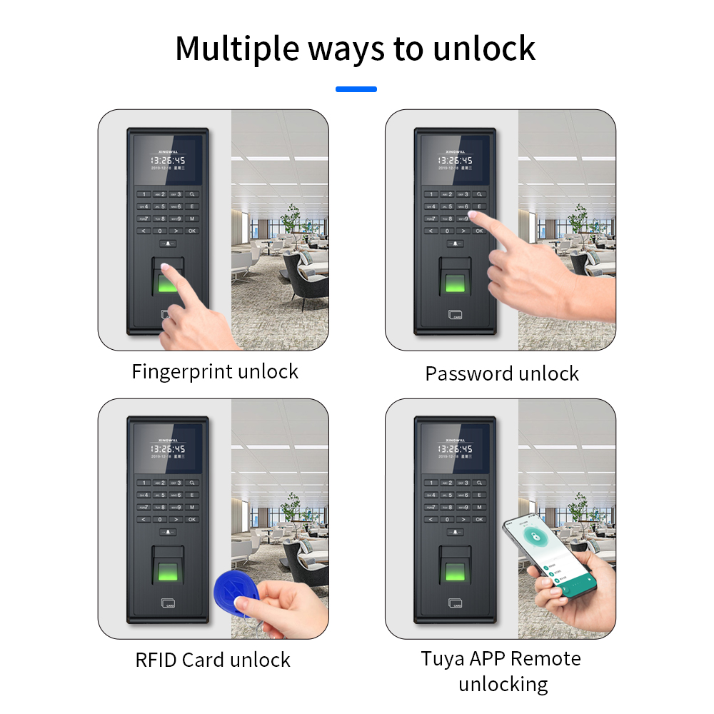 Tuya-インテリジェント生体認証指紋認証システム,時間監視 - Smart Home Key のレビューと価格