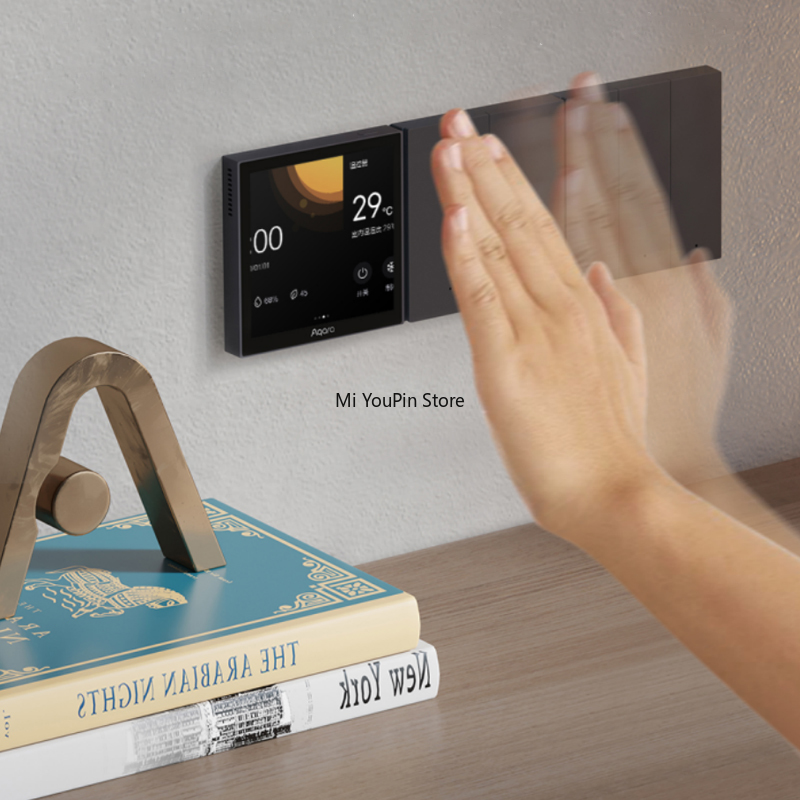 新しいAqaraスマートシーンパネルスイッチS1 IPSカラ - Smart Home Touchscreen Control Panel のレビューと価格