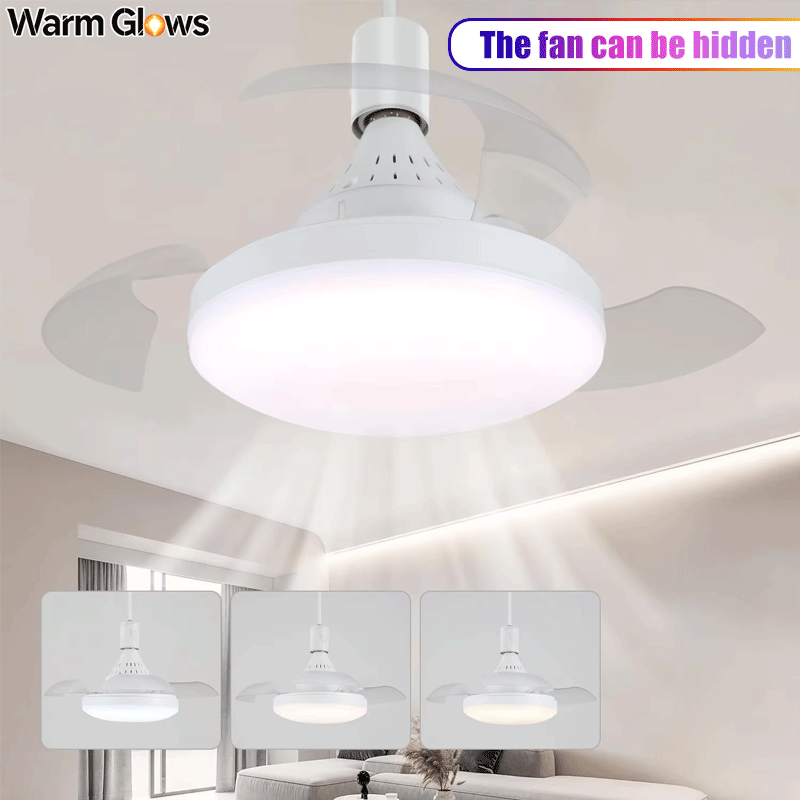 照明とリモコン付きシーリングファン、隠し格納式ブレード、静か - Smart Home Ventilation System のレビューと価格