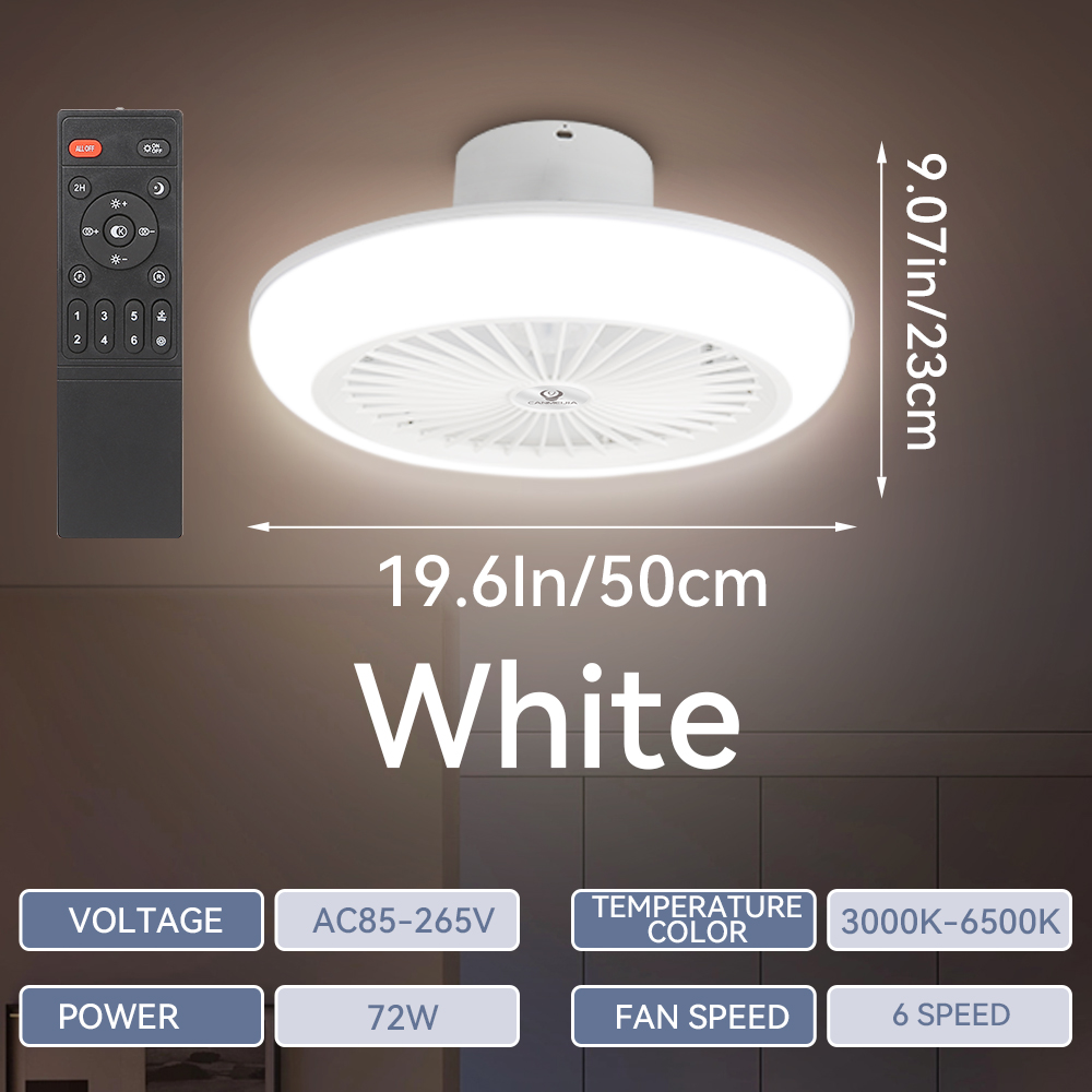 72W シーリングファンシーリングライト 85-265V シ - Smart Home Ventilation System のレビューと価格