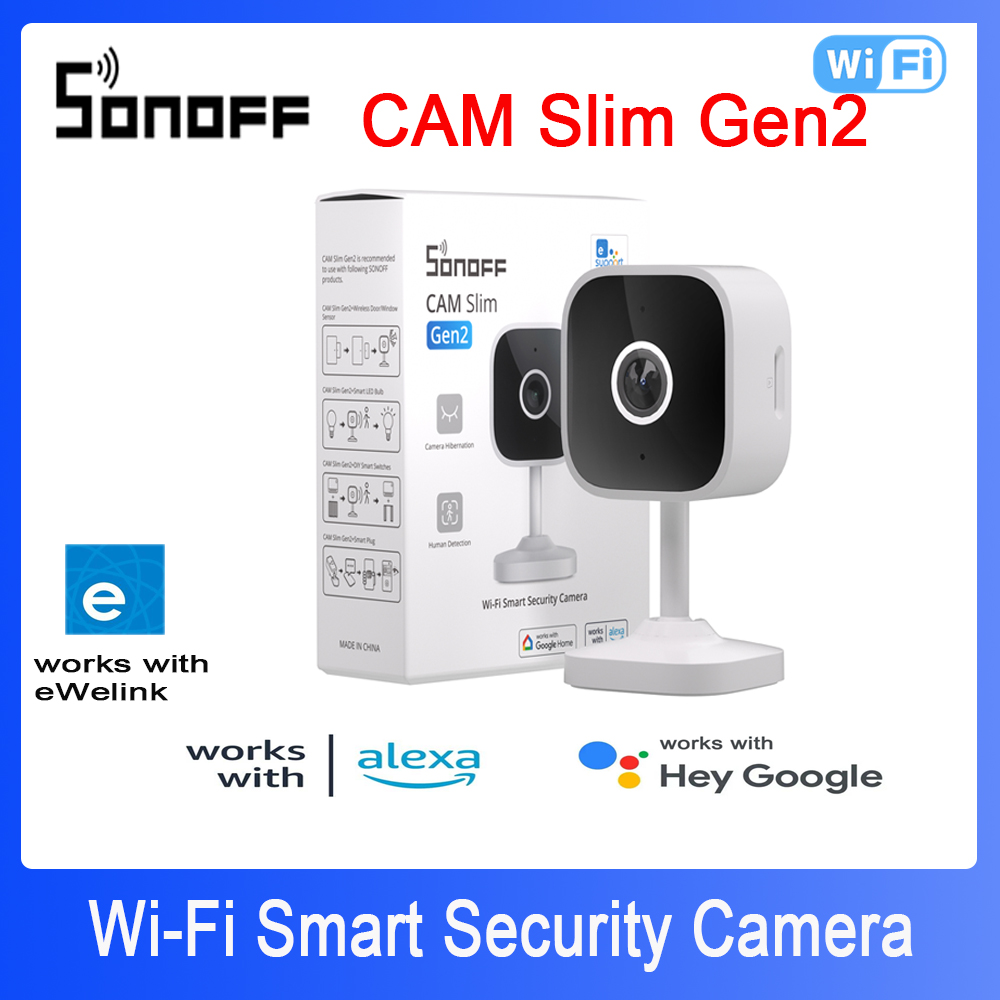 Sonoff-スマートホームセキュリティカメラ,wifi,1 - Smart Home Cctv のレビューと価格