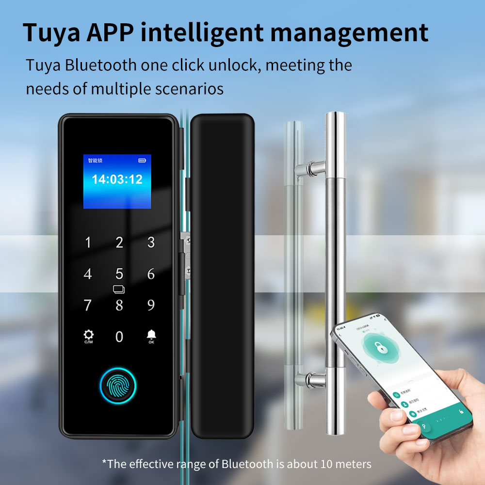 IP54防水Bluetooth指紋認証電子ガラスドアロック、 - Smart Home Ezviz のレビューと価格