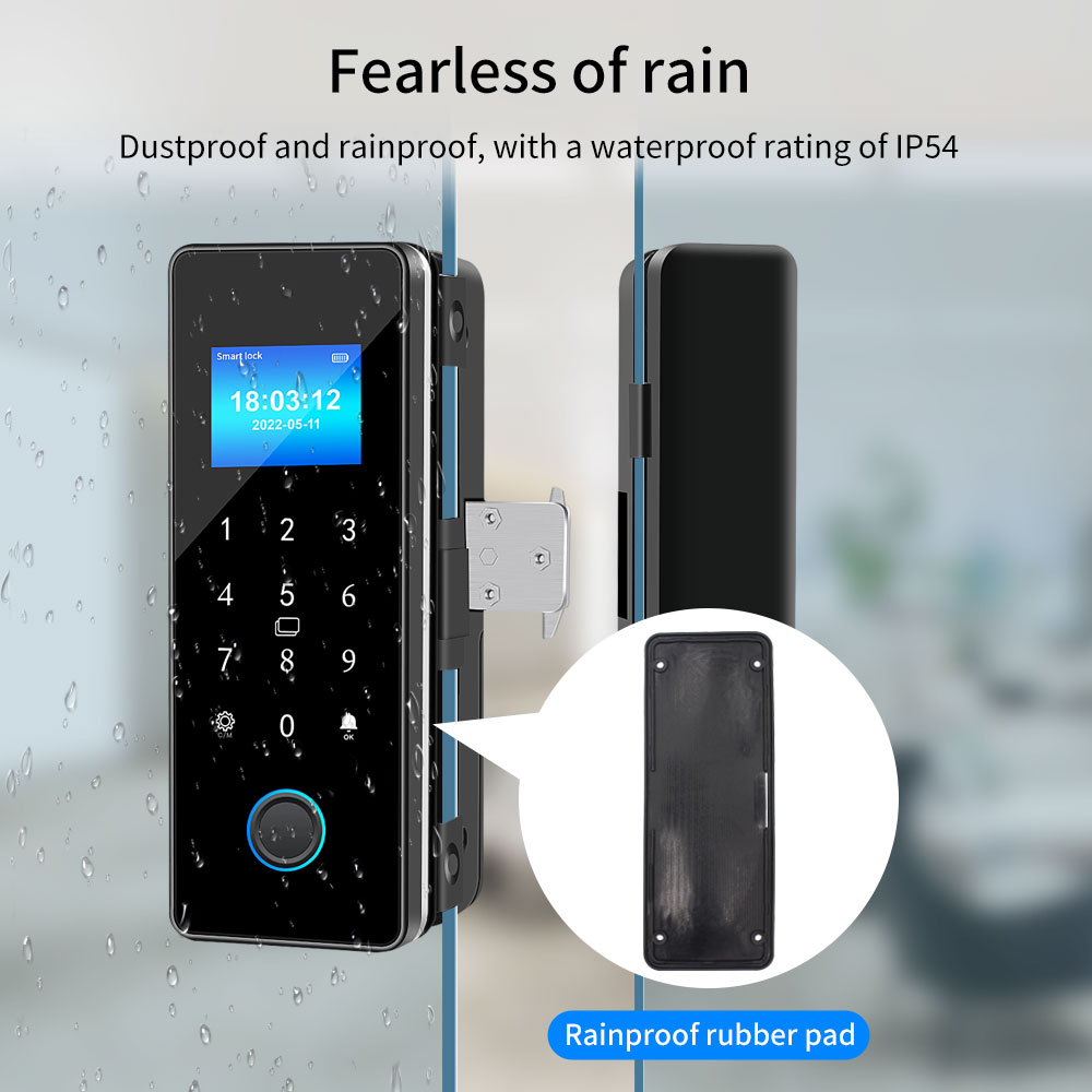 IP54防水Bluetooth指紋認証電子ガラスドアロック、 - Smart Home Ezviz のレビューと価格