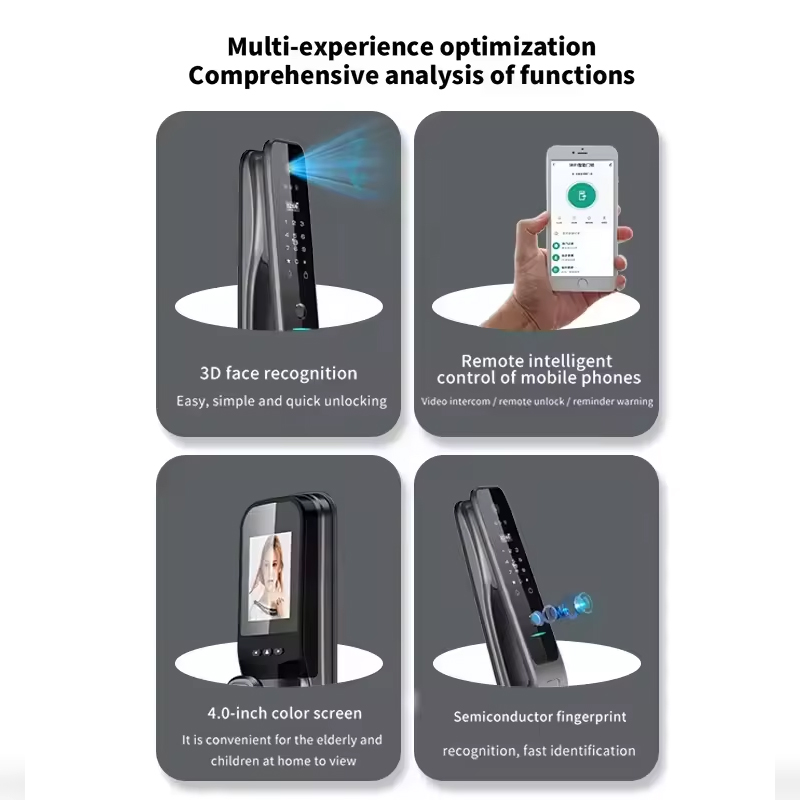 スマートドアHX5ロック,3D顔認識,wifi,デジタル電子 - Smart Home Ezviz のレビューと価格