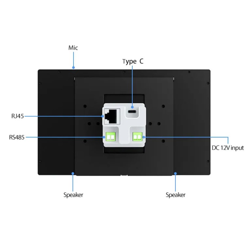 8インチPOE壁掛けタッチパネルホームサーモスタットKNX  - Smart Home Knx のレビューと価格