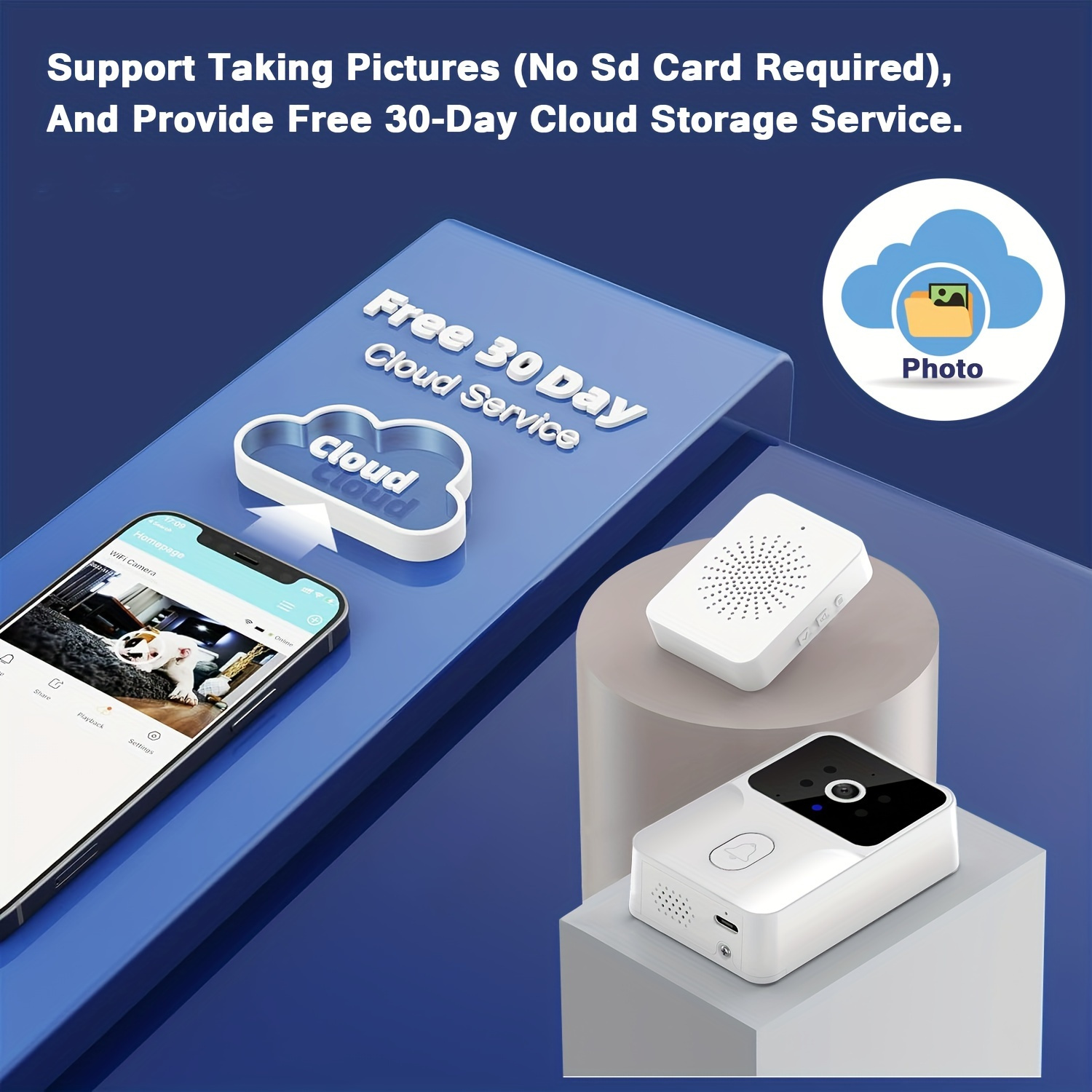 Tuya ワイヤレススマートビデオドアベル、2.4G WiF - Smart Home Cctv のレビューと価格